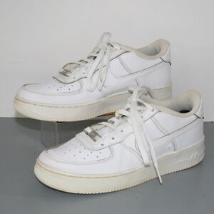 Nike Air Force 1 Low White Leather Kids Youth Sneakers Shoes DH2920-111 Sz 7Y
